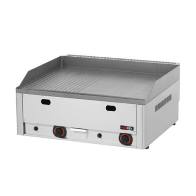  Πλατώ αερίου διπλό 1/2 λείο 1/2 ραβδωτό  FTHR 60 G 